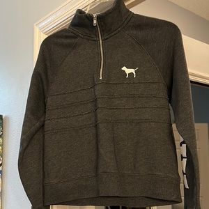 VS Pink charcoal gray sweatshirt XS